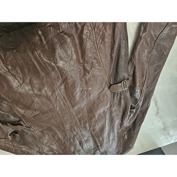 Vintage Genuine Leather Jacket Couture By J. Park Size Large, Classic Fit, Old! - Picture 5 of 14